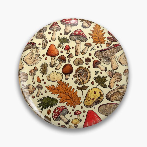 Item preview, Detailed drawings of diverse mushroom species designed and sold by Piotrek0001.
