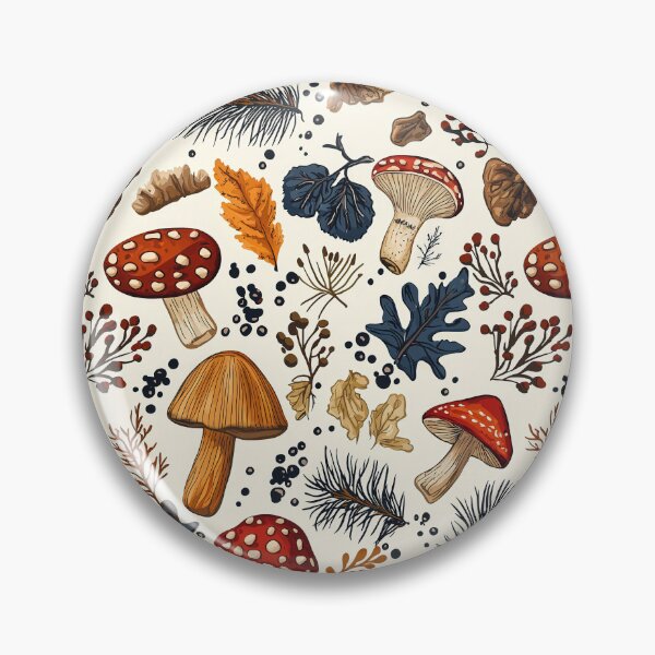 Item preview, Mushroom-themed artwork showcasing woodland beauty designed and sold by Piotrek0001.