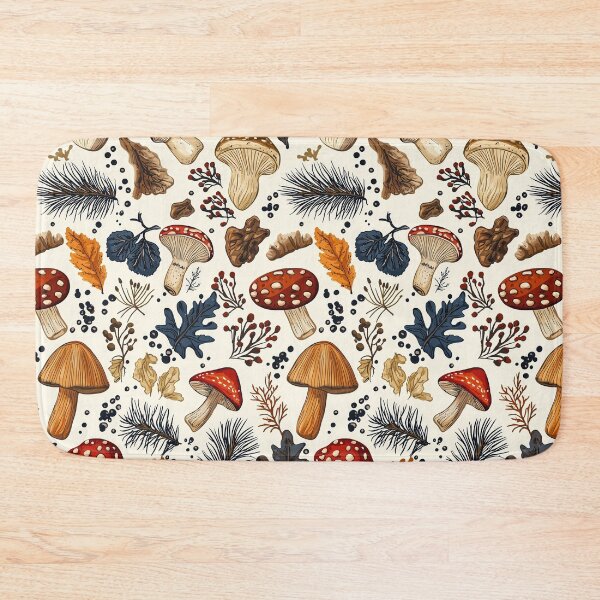 Item preview, Mushroom-themed artwork showcasing woodland beauty designed and sold by Piotrek0001.
