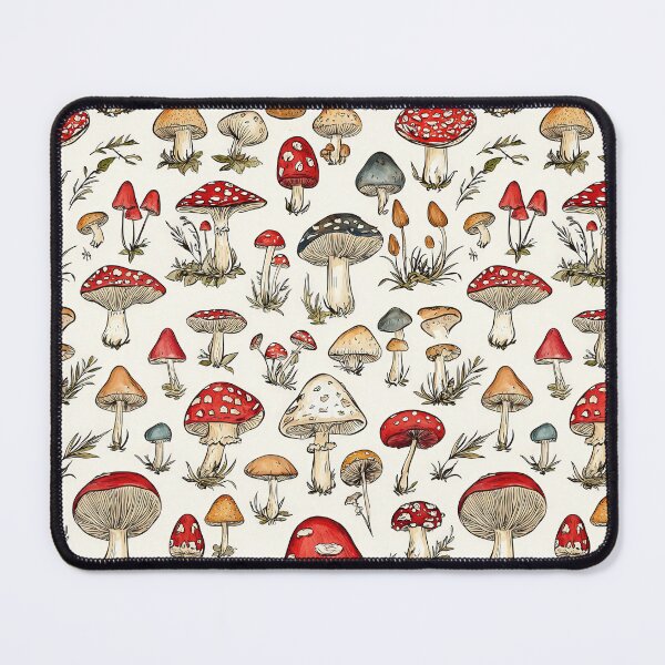 Item preview, Artistic representations of iconic mushroom species designed and sold by Piotrek0001.