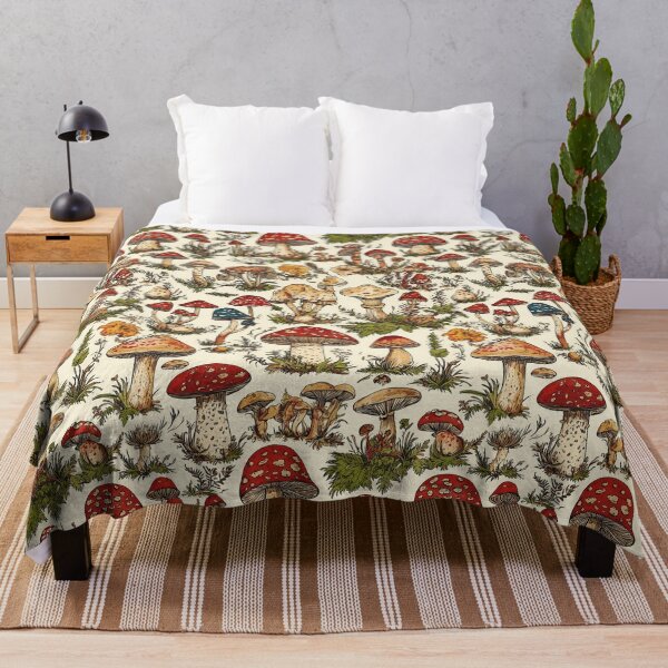 Item preview, Nature-inspired prints of colorful wild mushrooms designed and sold by Piotrek0001.