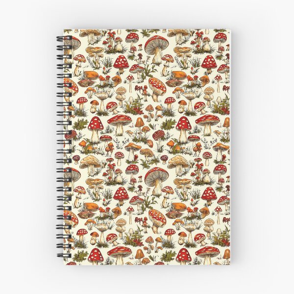 Item preview, Forest-inspired illustrations featuring mushrooms and moss designed and sold by Piotrek0001.