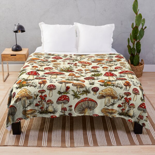 Item preview, Forest-inspired illustrations featuring mushrooms and moss designed and sold by Piotrek0001.