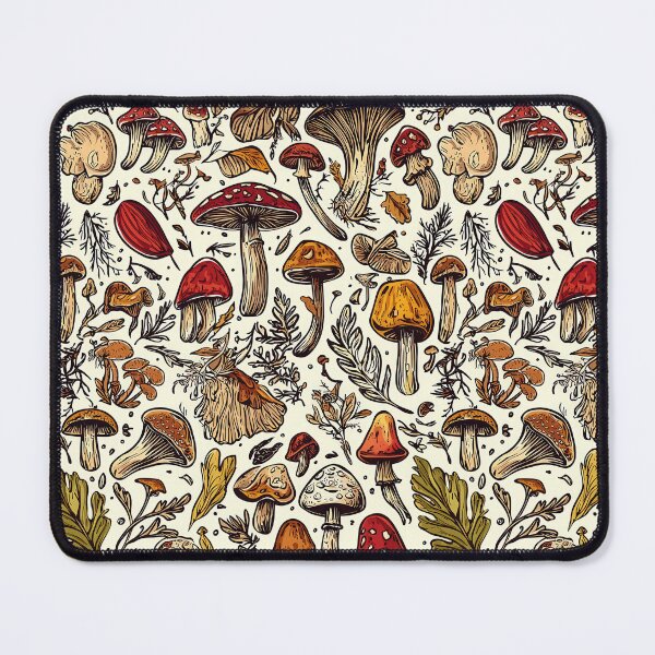 Item preview, Artistic mushroom prints inspired by nature’s beauty designed and sold by Piotrek0001.