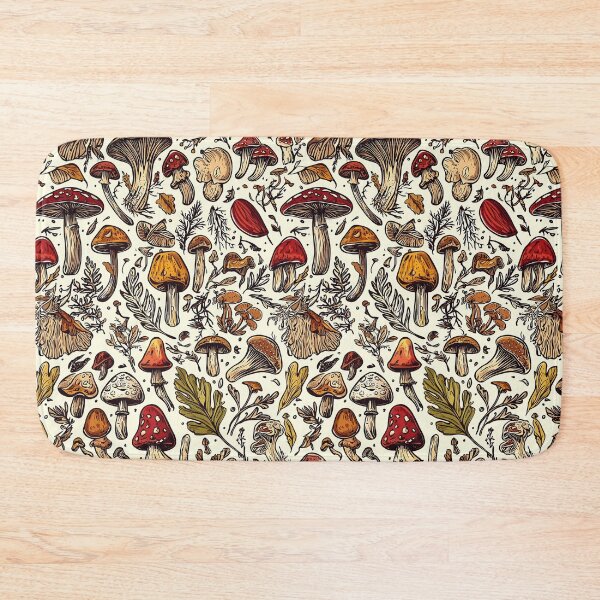 Item preview, Artistic mushroom prints inspired by nature’s beauty designed and sold by Piotrek0001.