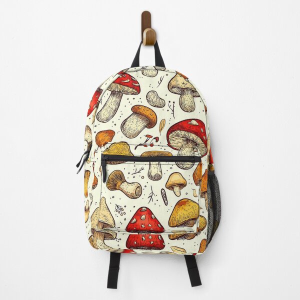 Item preview, Woodland mushrooms captured in naturalistic illustrations designed and sold by Piotrek0001.