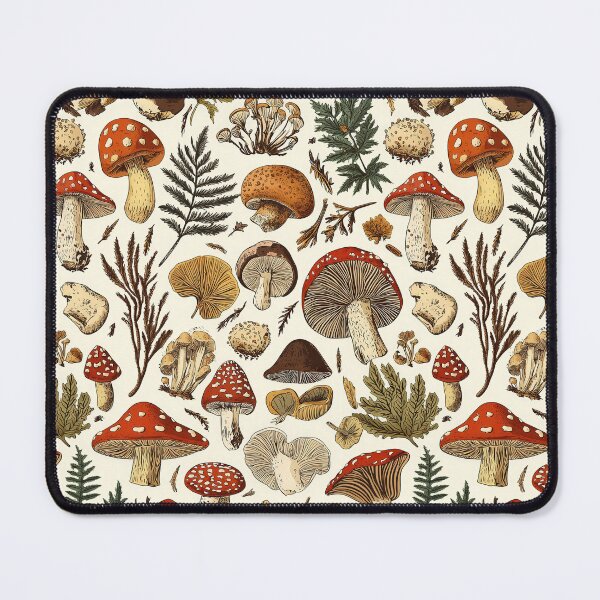 Item preview, Bright and detailed mushroom-themed botanical designs designed and sold by Piotrek0001.