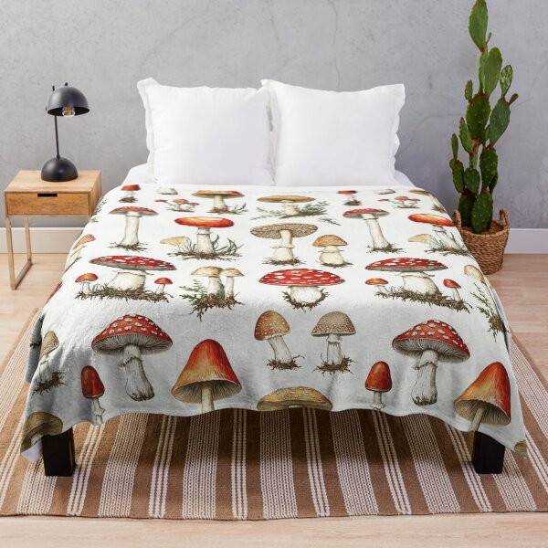 Item preview, Nature-inspired mushroom drawings in soft, earthy tones designed and sold by Piotrek0001.