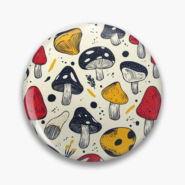 Item preview, Forest floor mushrooms in detailed artistic renditions designed and sold by Piotrek0001.