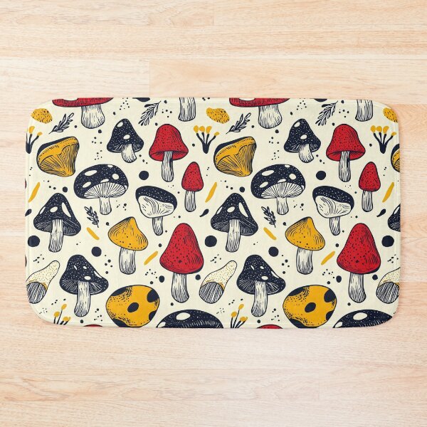 Item preview, Forest floor mushrooms in detailed artistic renditions designed and sold by Piotrek0001.