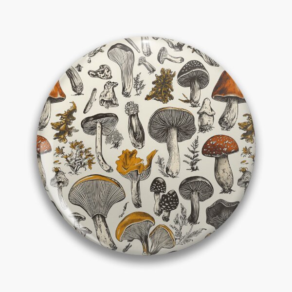 Item preview, Realistic fungi prints for forest enthusiasts designed and sold by Piotrek0001.