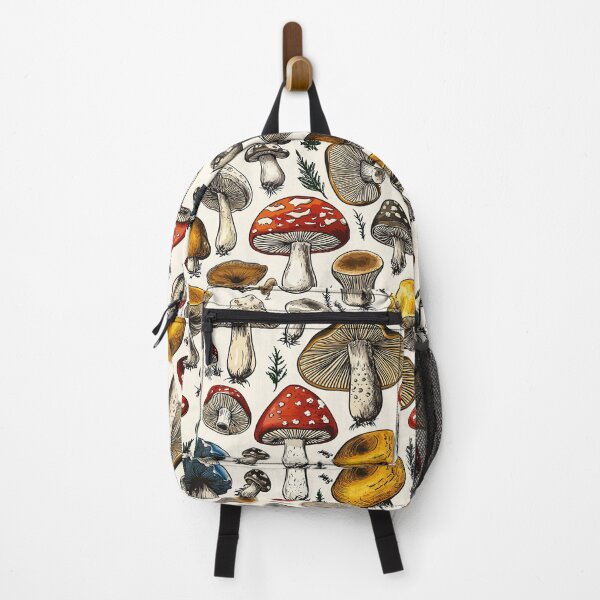 Item preview, Woodland-themed mushroom illustrations with natural hues designed and sold by Piotrek0001.