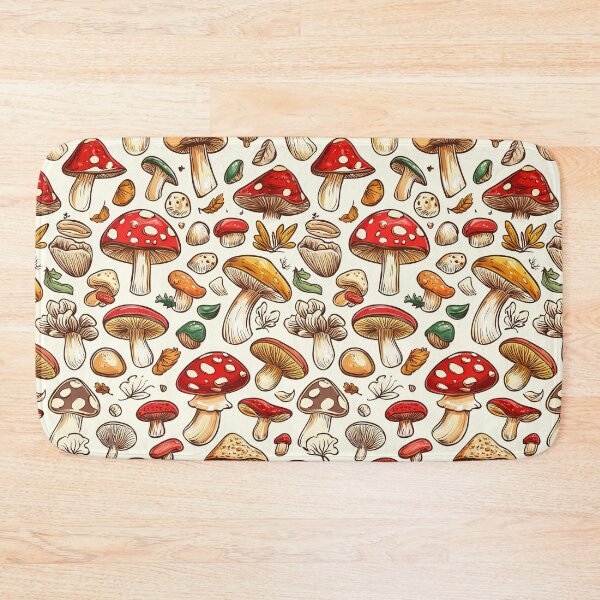 Item preview, Botanical-style graphics featuring wild mushroom species designed and sold by Piotrek0001.