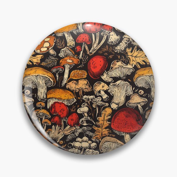 Item preview, Stunning mushroom depictions with lifelike details designed and sold by Piotrek0001.