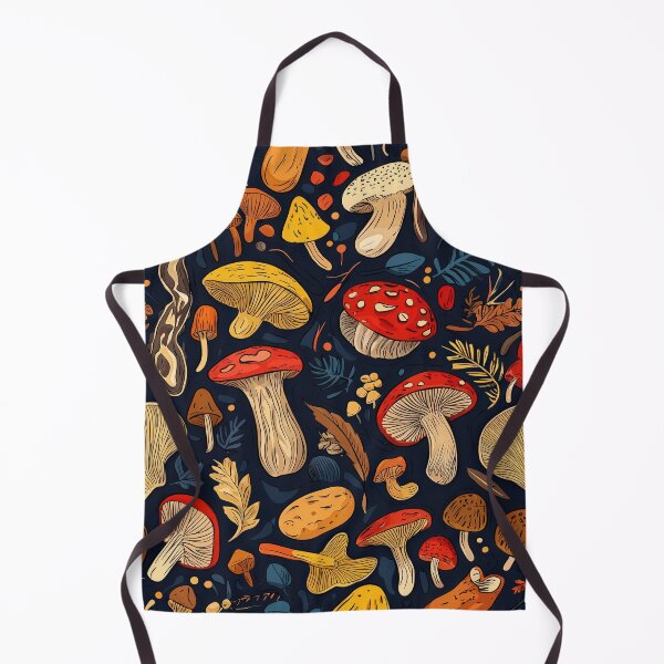 Item preview, Nature-themed mushroom art with vibrant patterns designed and sold by Piotrek0001.