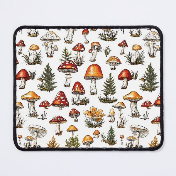 Item preview, Intricate designs of mushrooms and woodland elements designed and sold by Piotrek0001.