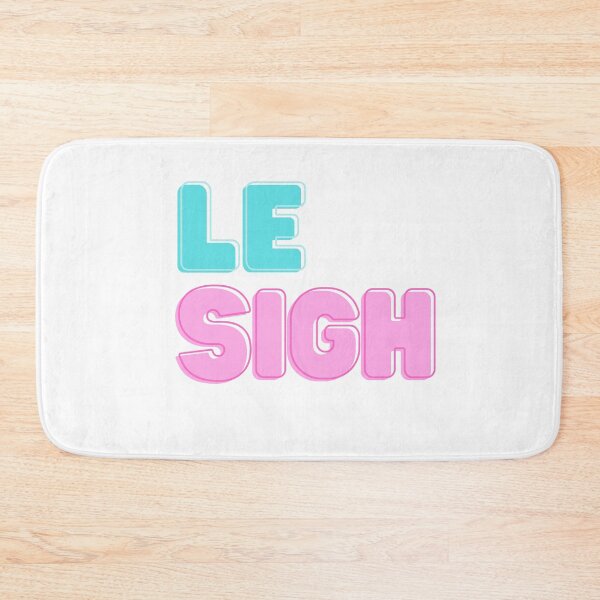Item preview, Le Sigh Sticker designed and sold by NicolasGlowArt.