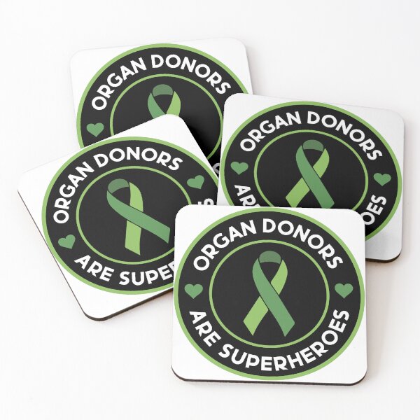 Item preview, Organ Donors Are Superheroes – Ribbon Logo designed and sold by Wolagno.