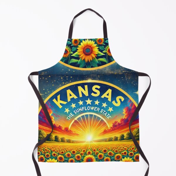 Item preview, Kansas: The Golden Sunflower State designed and sold by communedesigns.
