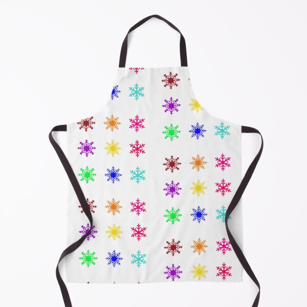 Item preview, Vibrant Multicolored Snowflake Art sticker pack 9x - winter season designed and sold by KennyLucky.