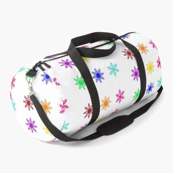 Item preview, Vibrant Multicolored Snowflake Art sticker pack 9x - winter season designed and sold by KennyLucky.