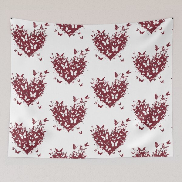 Item preview, Butterflies flying from heart designed and sold by Marcu Ioachim.