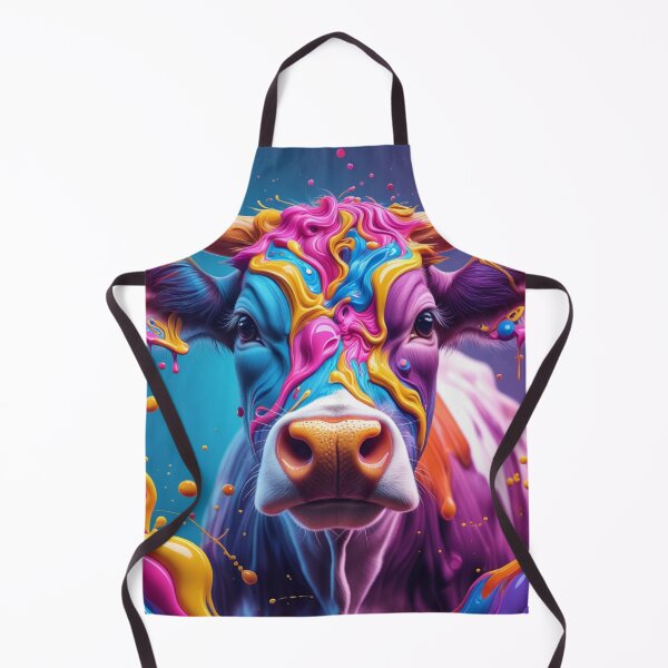 Item preview, A vibrant potrait of a Cow. designed and sold by Kanchan1987.