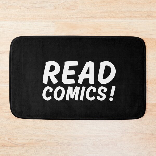 Item preview, Read comics books reader quote white designed and sold by mysteriousquote.