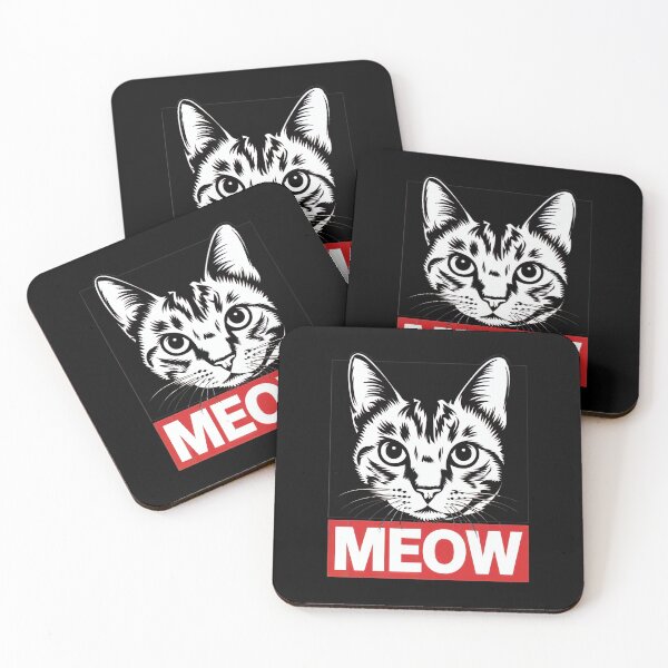 Item preview, Bold and Iconic Meow Cat Design for Cat Lovers designed and sold by Dream-Fab.