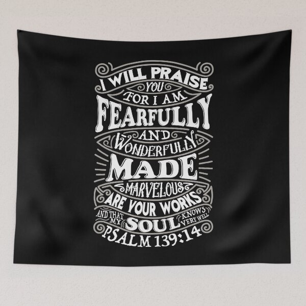 Item preview, Psalm 139:14 I Am Fearfully And Wonderfully Made designed and sold by plushism.