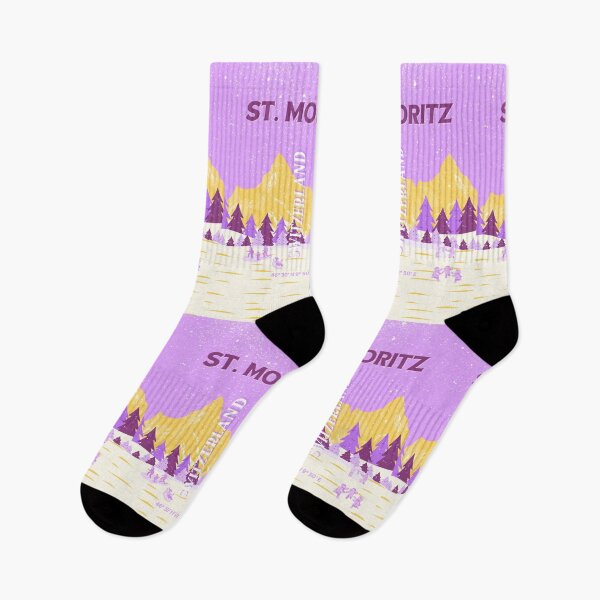 Item preview, St. Moritz Travel Art, Switzerland Travel Art, Preppy  designed and sold by Magic Love Art Print.