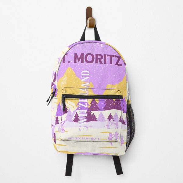 Item preview, St. Moritz Travel Art, Switzerland Travel Art, Preppy designed and sold by Magic Love Art Print.