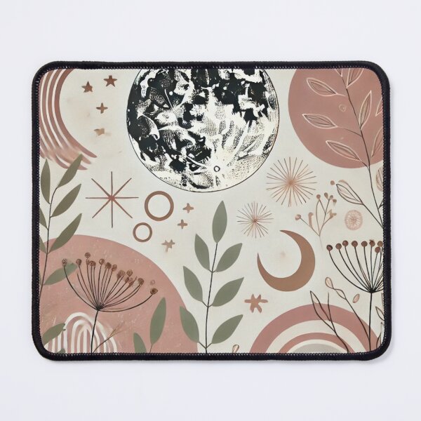 Item preview, Pastel Boho Aesthetic Moon Phases and Botanical Art designed and sold by MZCREATIONS144.