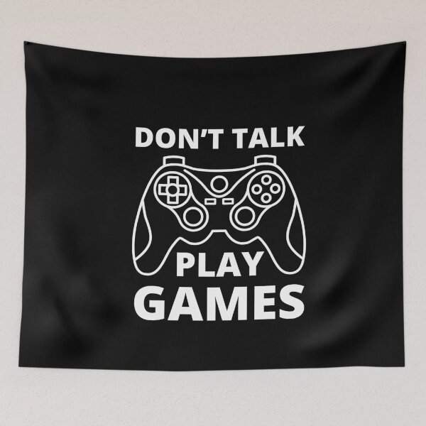 Item preview, Don't Talk play games funny quote white designed and sold by mysteriousquote.