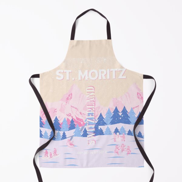 Item preview, St. Moritz Travel Art, Switzerland Travel Art, Pastel designed and sold by Magic Love Art Print.