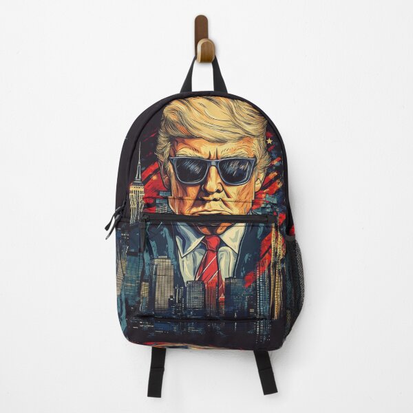 Item preview, The Most Famous Donald Black Glass Collage Art designed and sold by GrinGalore.