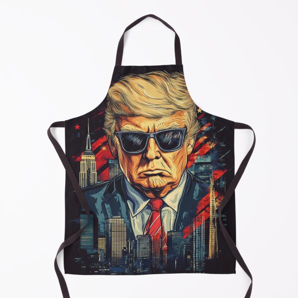 Item preview, The Most Famous Donald Black Glass Collage Art designed and sold by GrinGalore.
