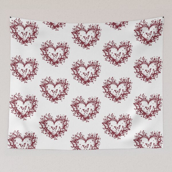 Item preview, Symbol of love surrounded by butterflies designed and sold by Marcu Ioachim.