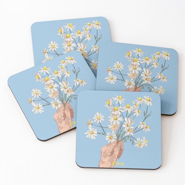 Item preview, Hand-Drawn Chamomile Bouquet – Bright and Universal Floral Art designed and sold by Dina Stoianova.