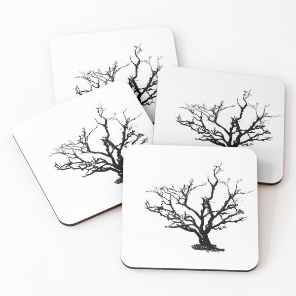 Item preview, Baobá Tree Black Thin Lines designed and sold by TangledRoots.