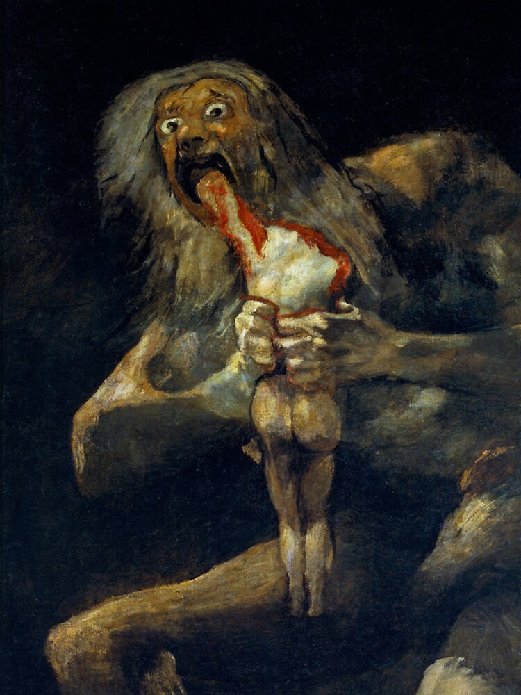 Francisco de Goya : Saturn Devouring His Son (1819-1823) iPhone Case