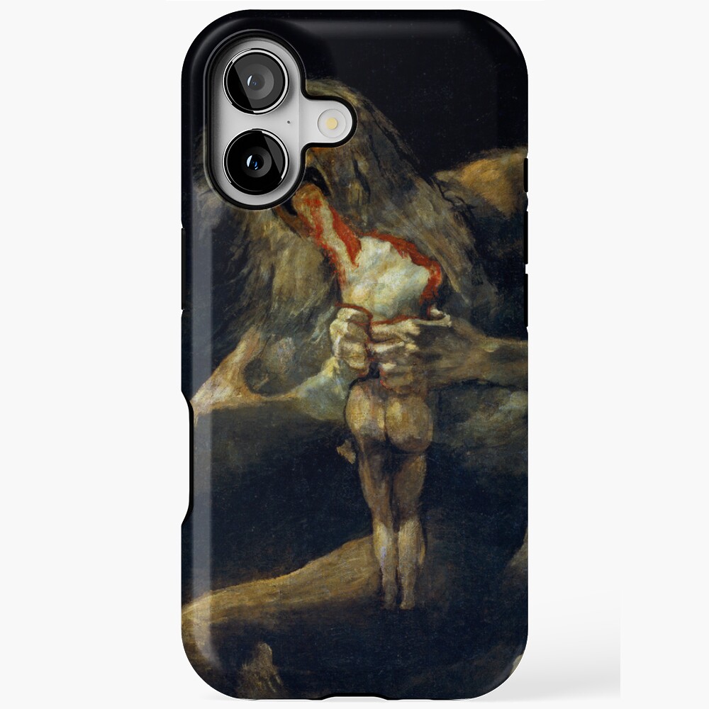 Francisco de Goya : Saturn Devouring His Son (1819-1823) iPhone Case