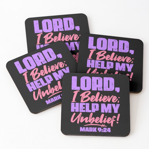Item preview, Mark 9:24 Lord Help My Unbelief  designed and sold by plushism.