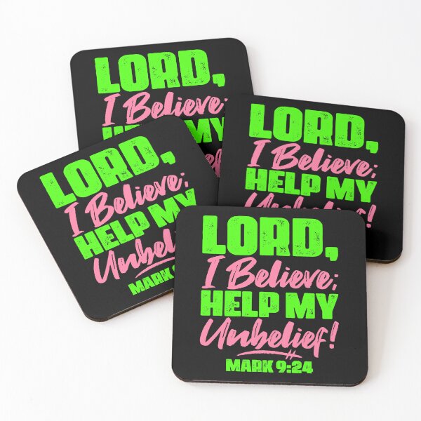 Item preview, Mark 9:24 Lord Help My Unbelief  designed and sold by plushism.