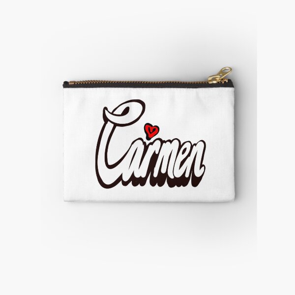 Item preview, Carmen popular girls first name in white with red heart. Personalized personalised customised name Carmen designed and sold by Artonmytee.