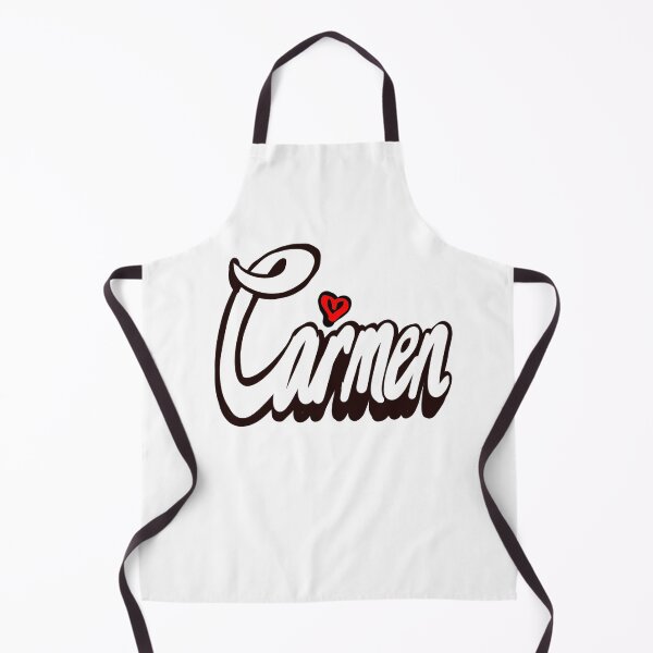 Item preview, Carmen popular girls first name in white with red heart. Personalized personalised customised name Carmen designed and sold by Artonmytee.
