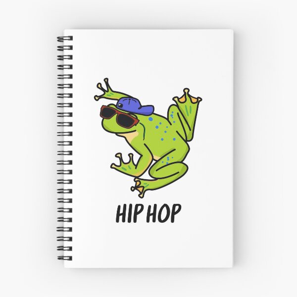 Item preview, Hip Hop Funny Frog Puns  designed and sold by punnybone.