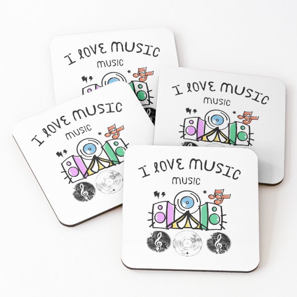 Item preview, I love Music  designed and sold by NewJuniorStore.