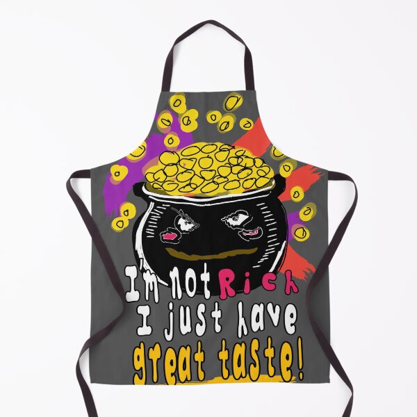 Item preview, Not Rich, Just Got Great Taste! – Sarcastic Pot of Gold(draw with fingers)  designed and sold by CoolEnthusias.
