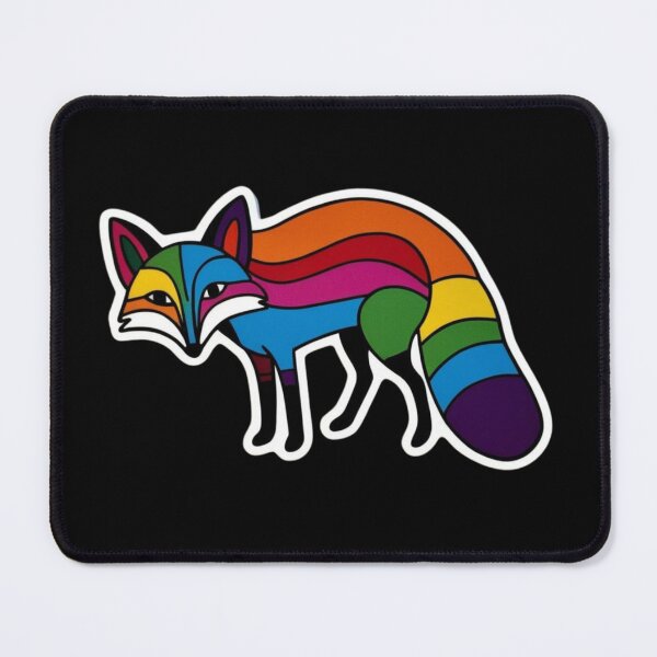 Item preview, RAINBOW Fox designed and sold by AlinaSCorner.